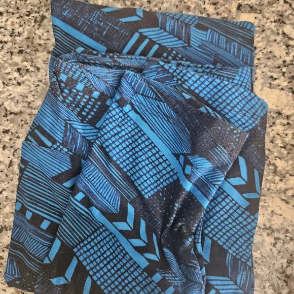 LuLaRoe Geometric Leggings Size Oz. Set Of 6 - Picture 7 of 8